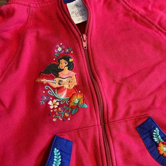 Disney Store Elena of Avalor Girls Hoodie Jacket Size 9/10 - Picture 2 of 11